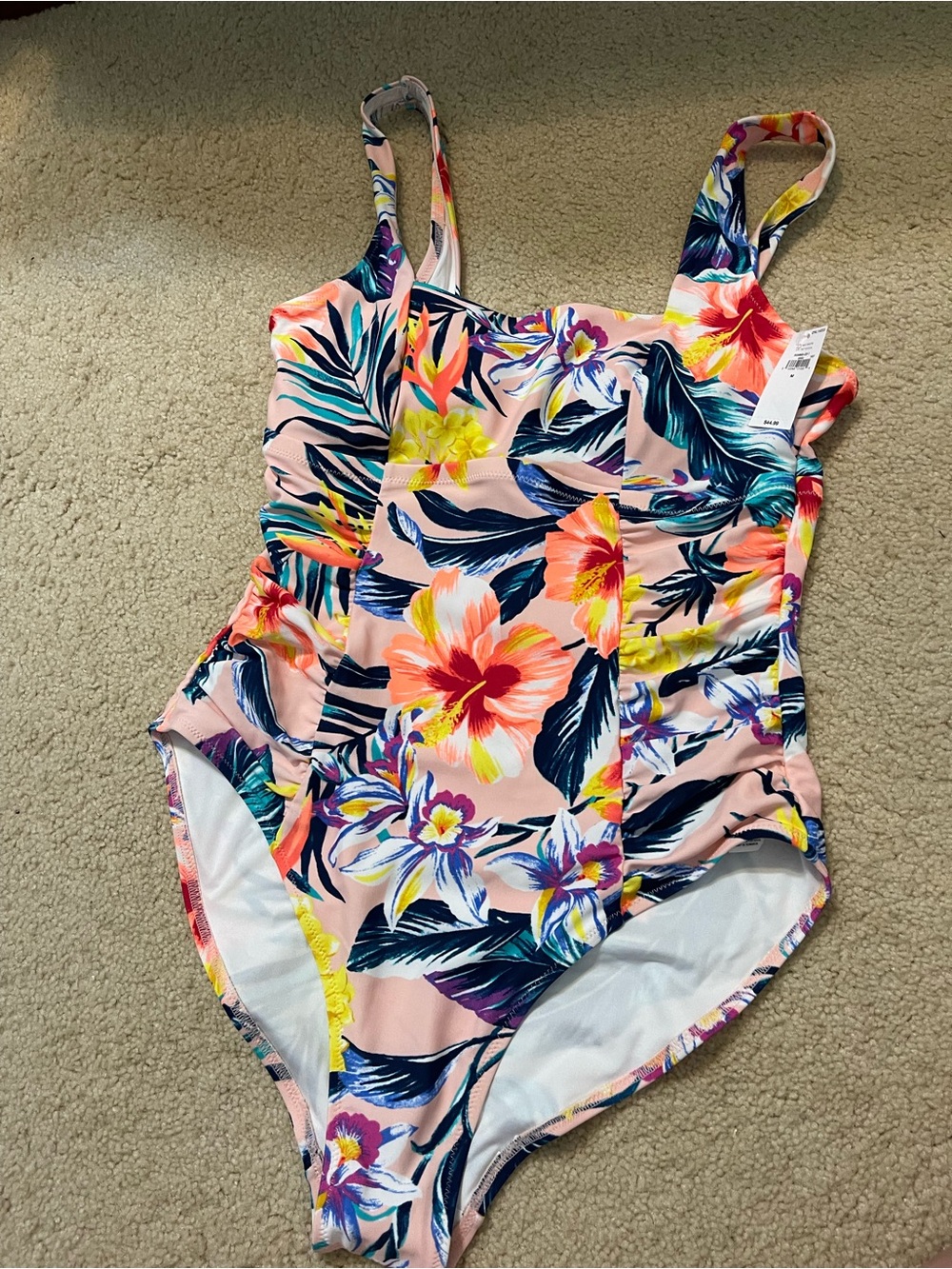 NWT Old Navy Size M Tropical Hibiscus One Piece